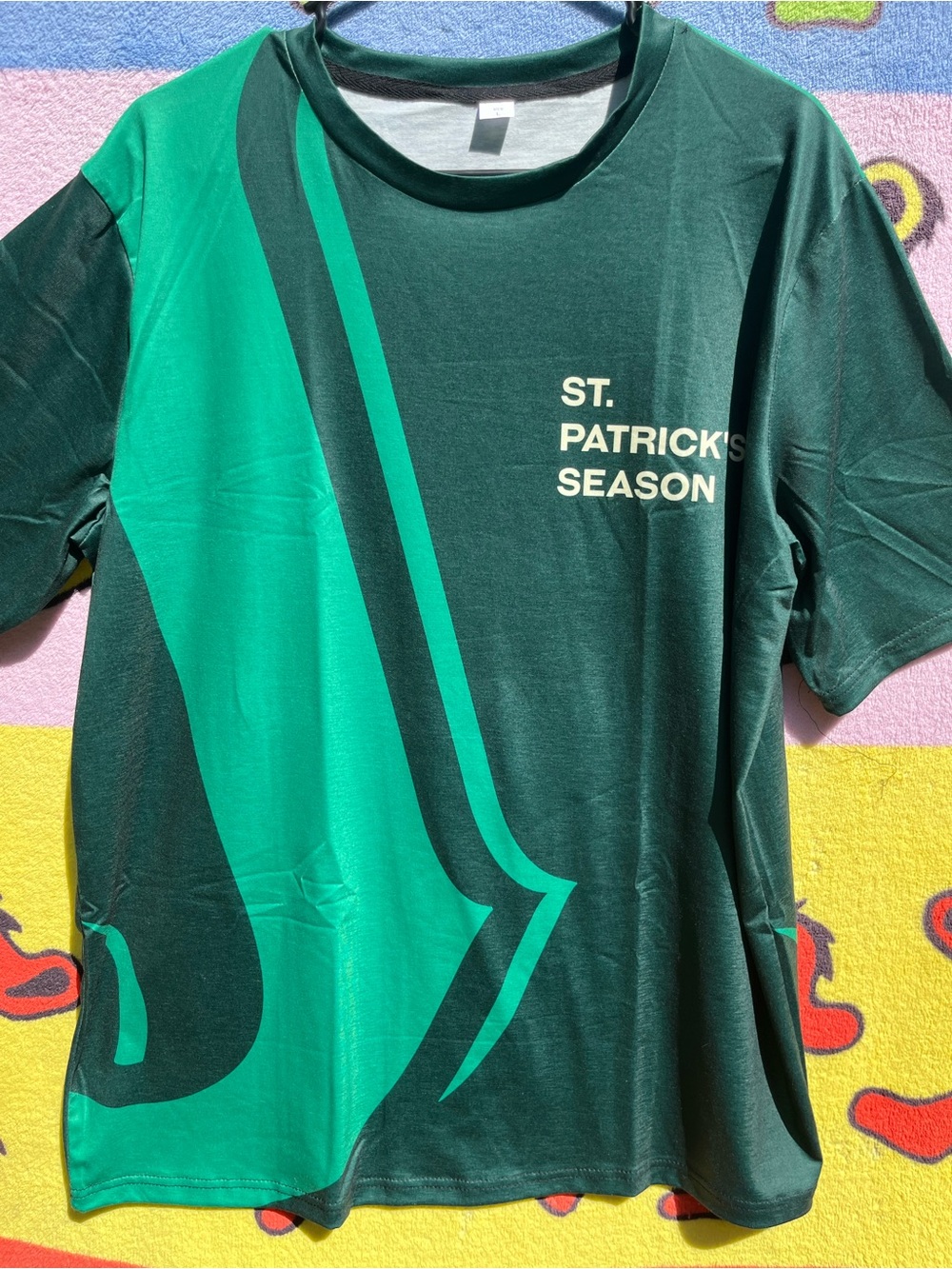 St. Patrick's Season bar party Green Graphic Tee